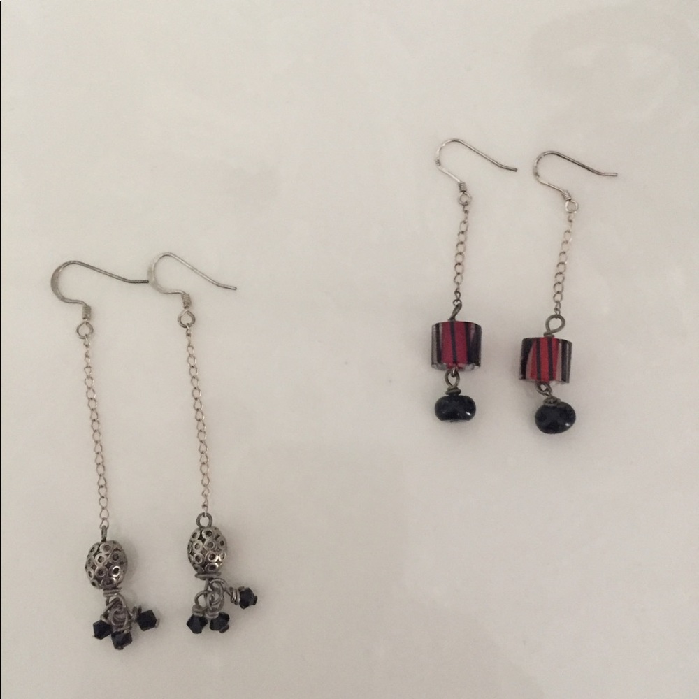 🌺2/$6 Silver earrings